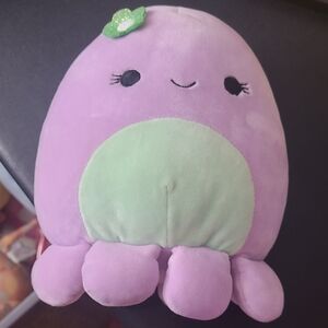 Violet The Octopus Squishmallow Purple and Green Stuffed Animal